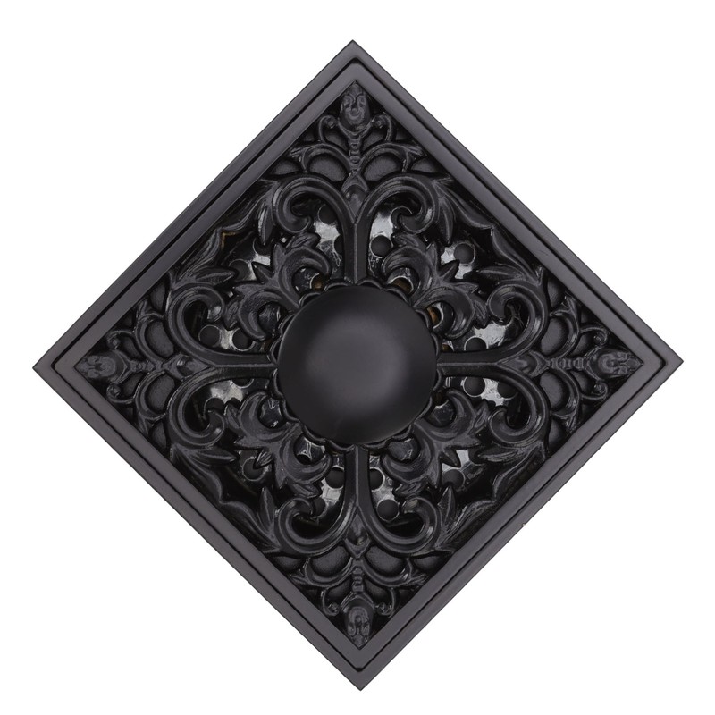 Floor Drain Quadrate Antique European Style Copper Stainless Steel Odor