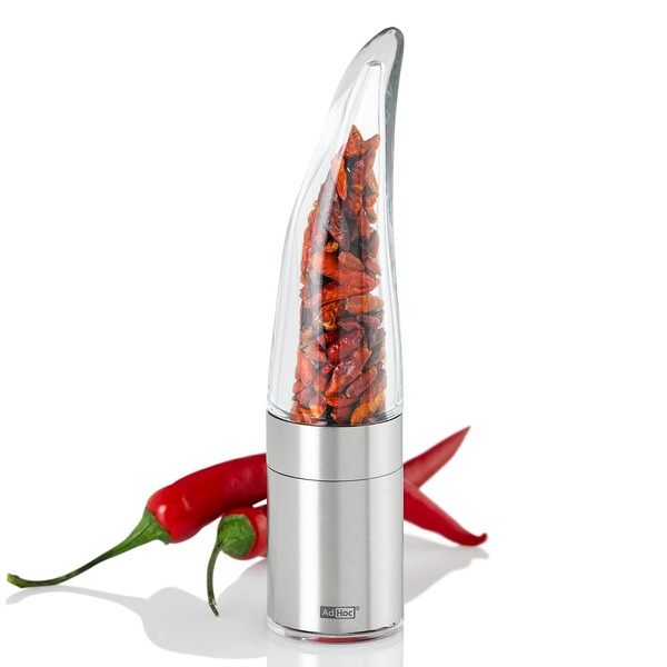AdHoc Chili Mill Pepe with Chili Pods Filling | Chilli Cutter with Original SchneidWerk | Spice Cutter in Exclusive Gift Packaging Directly from AdHoc