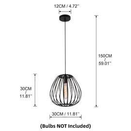 Bektas Chandelier,Modern Black Pendant Light Over Kitchen Island, Adjustable Iron Hanging Light Fixture Stylish Simplicity Industrial Chandelier for Dining Room,Living Room,Bedroom,Hallway,Kitchen,Bar