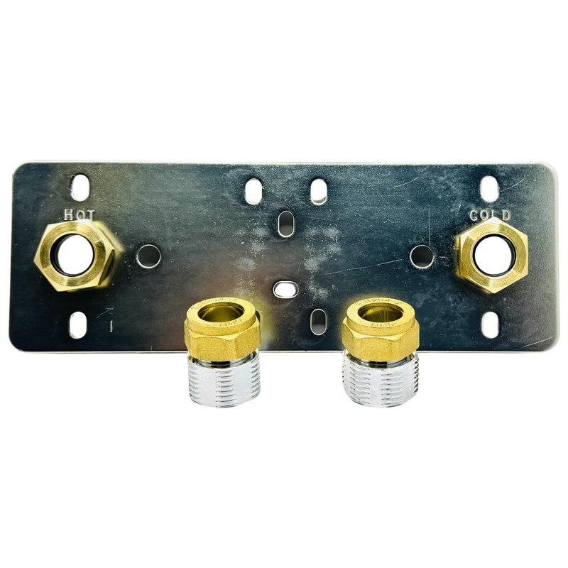 hep® Shower Plate SP8 Concealed Fixing for Exposed BAR Valve