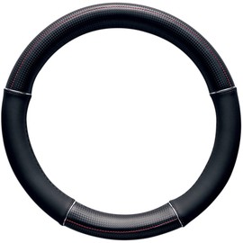 ボンフォーム(BONFORM) ハンドルカバー コンペティション 軽/普通車 ステアリングカバー S:36.5~37.9cm ブラック 6854-01BK