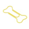 100pcs Colored Dog Bone Shape Paper Clips Black Lightweight Notebook