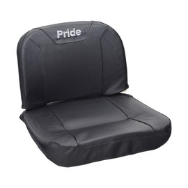 17"x17" Black Textured Vinyl Seat Cover Set for The Pride Revo, Sonic, Star, Victory 3, Go-Go Scooters