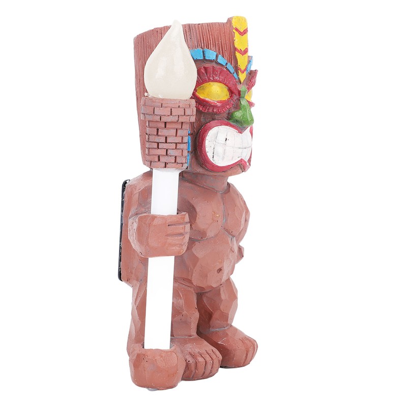 Solar Garden Outdoor Light Torch Figurine Warm Light Landscape Ground