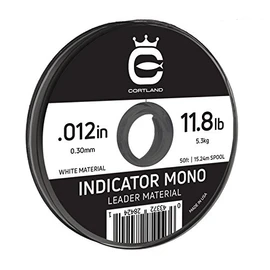 (.30cm / 5.4kg, White) - Cortland Indicator Mono