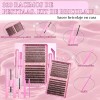 Kit de Extensiones de Pestañas Postizas con Pegamento y Sellador