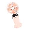 Mini Handheld Fan ABS Portable Digital Display USB Charging Foldable