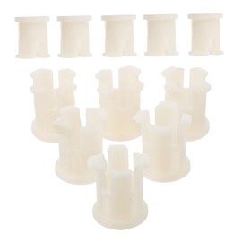 SEWACC 20Pcs Caster Socket Sleeves for Stem Inserts Expandable Caster Sleeves for Enhanced Grip and Stability for Office Chairs and Furniture