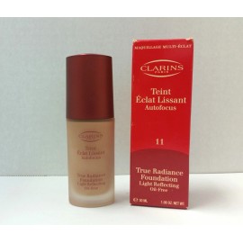 CLARINS TRUE RADIANCE FOUNDATION HAZELNUT 11 NEW IN BOX 1.06 OZ/ 30 ML