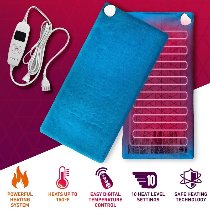 Aheata Heated Pad with Digital Controller – Winter Electric Blanket