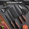 High Quality Kitchen Tool Kitchen Chef Knife Set 6 Pcs