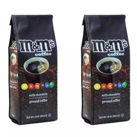 M&M's 2 Pack - M&M's Milk Chocolate Candy Flavored Ground Coffee - 10 Ounce