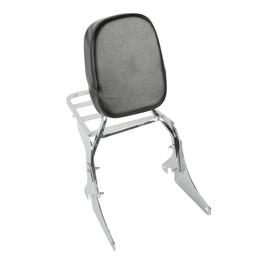 Backrest Detachable Sissy Bar W/Luggage Rack Backrest Compatible with Kawasaki Vulcan VN 400 800 1995-2012