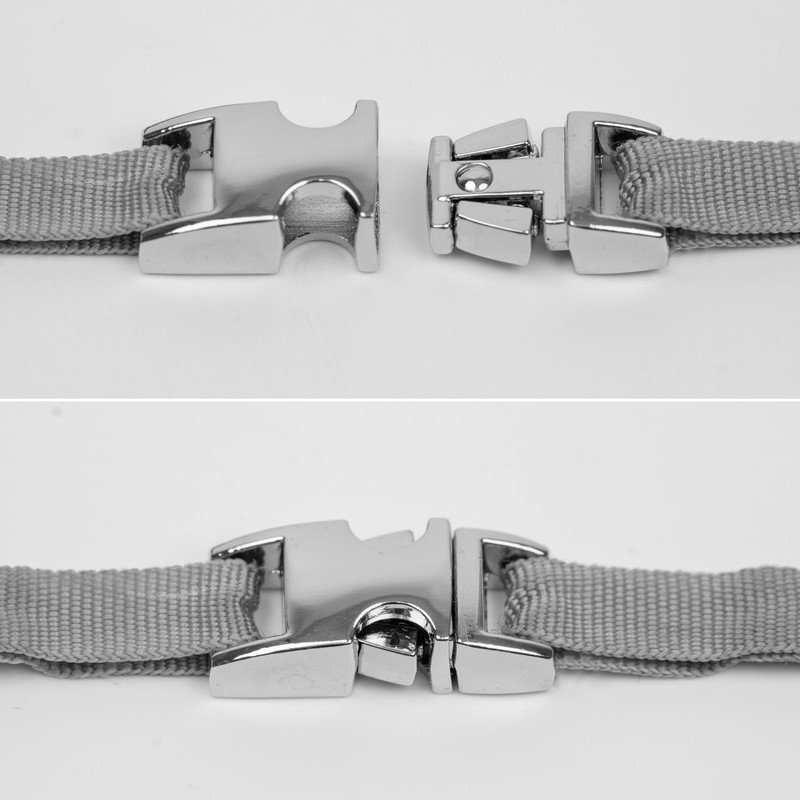 Your Day Mate Buckles, Silver, Zinc Aluminium, Click Fastener Buckle,