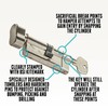 High Security 1 Star Thumturn Euro Cylinder Lock 45mm Internal