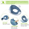 ANGELBLISS Baby Potty Training Toilet Seat with Soft Cushion Handles,