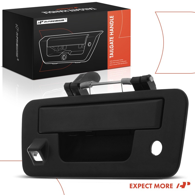 A-Premium Tailgate Handle Liftgate Latch Handle with Camera Hole and