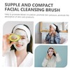 FOMIYES 3pcs Self-standing Facial Brush for Deep Cleansing Exfoliating Massaging