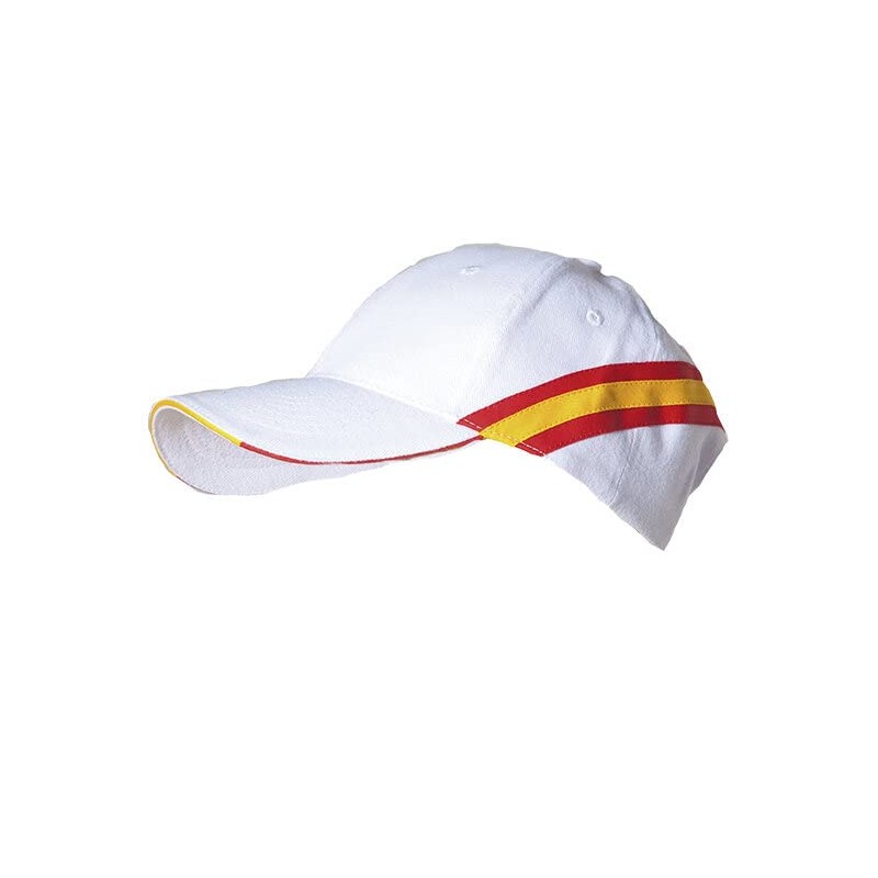 MIBANDERA Adjustable Spanish Flag Cap Padel Golf Tennis. 6 Panel