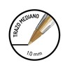BIC, Bolígrafo de Punto Mediano, Pluma Clásica, Cristal Dura +,