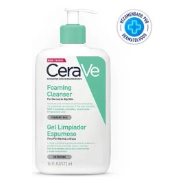CeraVe Gel Limpiador Espumoso facial para Piel Mixta a Grasa 473 ml