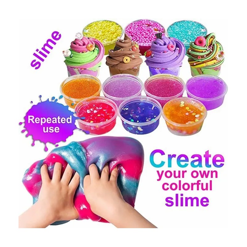 Kit De Fabricación De Slime De 108 Pz Para Niñas