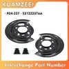 KUAMZEEI 2Pcs Rear Brake Dust Shield Backing Plate 924-237 52122237AA