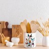 WILLBOND Cat Kitchen Decor Acrylic Kitchen Utensil Holder Crock Spoon