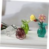 Toyvian 5pcs Mini Vase Resin Doll Vase Miniature Dollhouse Items