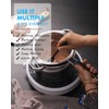 Double Boiler Pot Set,1200ML Double Boiler for Chocolate Melting, 2800ML