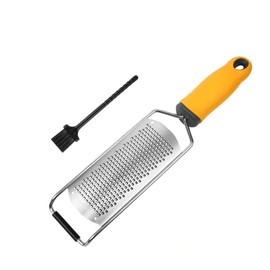 Winzbacher® Premium Zester/Grater, Parmesan/Lemon/Nutmeg / Ginger Grater and Much More Razor-Sharp Stainless Steel Blade, Dishwasher-Safe, Including Protection and Cleaning Brush