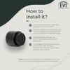 EVI Door Stoppers | Stainless Steel Door Handle Stopper -