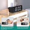 KWANWA Digital Alarm Clock with Large 1.8" LED Display, Battery