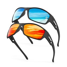 KALIYADI Sunglasses-Men Polarized Mens Sunglasses: Sports Sun Glasses UV Protection Running Fishing Driving Cycling