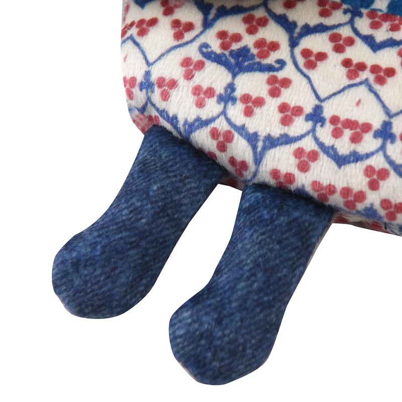 Kusuguru Japan Matilda-san Die-Cut Pouch, BLUE