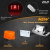 NTHREEAUTO 2PCS Front Rear Fender Light LED Fender Tip Tail