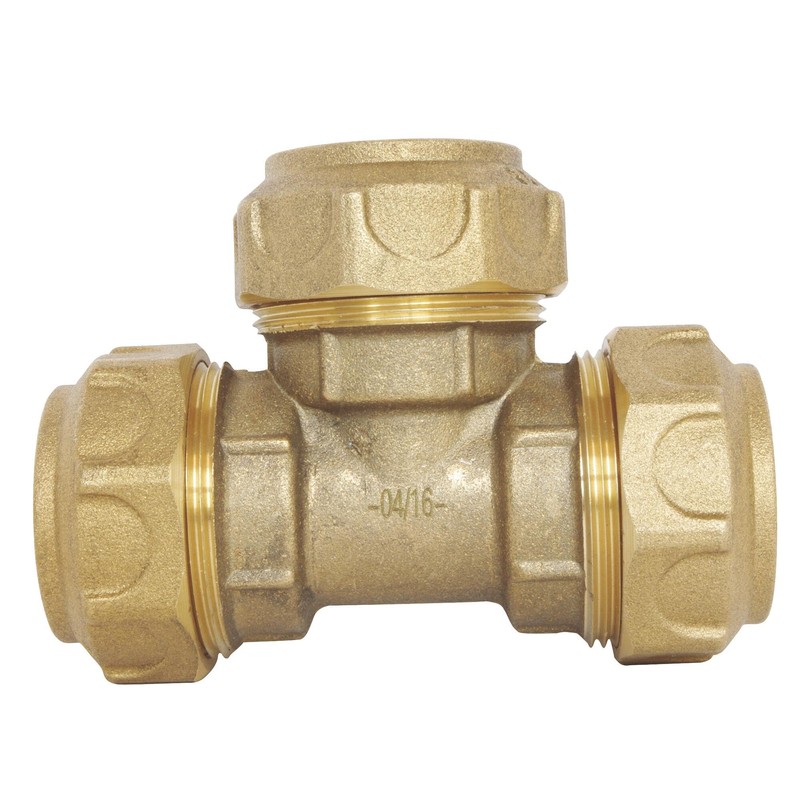 SOMATHERM FOR YOU - Equal Brass T-Piece D20 PE Pipe
