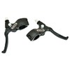 DIA-COMPE 182s-2 Tech77 w/Thumb-Lock Stopper Brake Lever Set, Black, DP2527