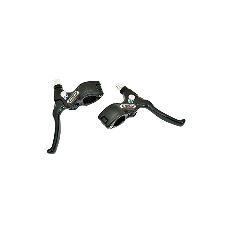 DIA-COMPE 182s-2 Tech77 w/Thumb-Lock Stopper Brake Lever Set, Black, DP2527