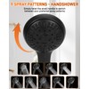Compatible with moen Matte Black Shower Trim Kit, Dual Shower