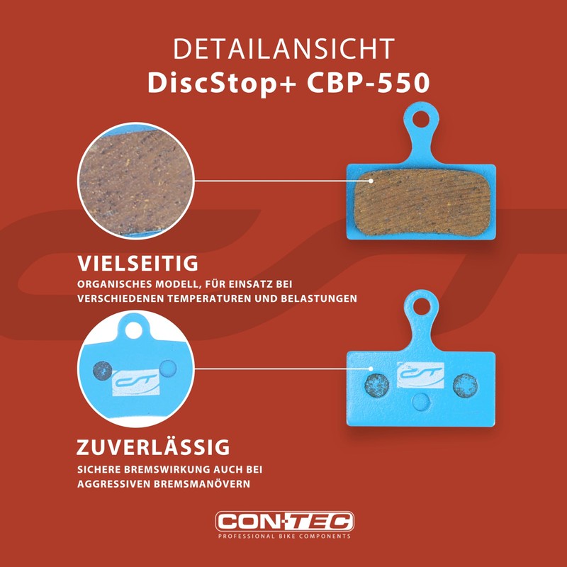 CONTEC Disc Brake Pads CBP-550 Shimano XTR/XT