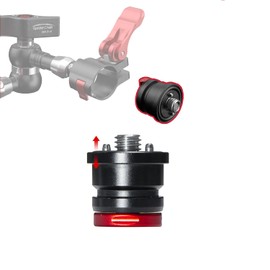 IFOOTAGE Spider Crab Accessories, Quick Release Head, Adapter for Magic Arm Accessories, Aluminium Alloy, with Mini Handle