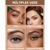 Erinde Lápiz Doble Punta para Cejas Líquido, Duración Extrema, W02