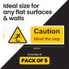 RDLCAR Mind The Steps Sign, Safety Caution - Hazard Warning