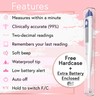 Digital Basal Thermometer, 1/100th Degree High Precision, Quick 60-Sec Reading,