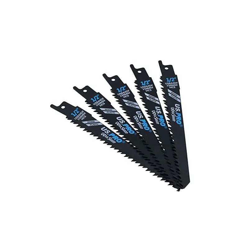 150mm Reciprocating Saw Blade 5 TPI Cutting Wood Plastic Sharp
