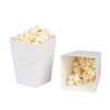 White Popcorn Boxes Mini Paper Popcorn Box for Party,Pack of