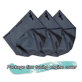 Waterproof Trimmer Cover and Engine Waterproof Cover are Suitable for Trimming Machine, Lawn Mower, Electric Saw, Hedge and Rod Saw. 600D Heavy Oxford Cloth 12D x 15.6h inch（3pack） (grey-600D（3pack）)