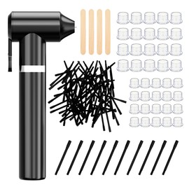 POSEIDON Tattoo Ink Mixer Machine Kit - Pigment Mixer with 200 Ink Mixing Sticks Black Electric Color Mixer for Makeup Tattoo Supplies