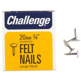 Felt XL Head Clout Nails 20mm (225g) Nail Fixings Hardware - 12028
